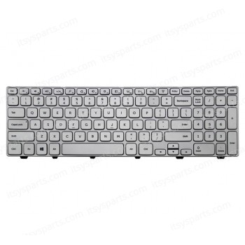 Keyboard Laptop DELL Inspiron 15 7537 15 7000 7537 US Silver 90.47L07.L01 SG-62010-XUA 0KK7X9 0M38DK M38DK (Ref.40365US)
