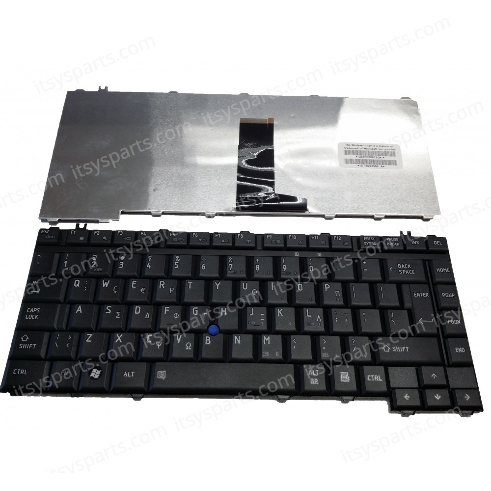 Keyboard Greek-Greek Laptop Keyboard Toshiba Tecra A9 M9 Satellite Pro S200 tecra a11 08 T0011696 A with Point sticker Black Greek GK Version - G83C000872GK (Code 40371GR)