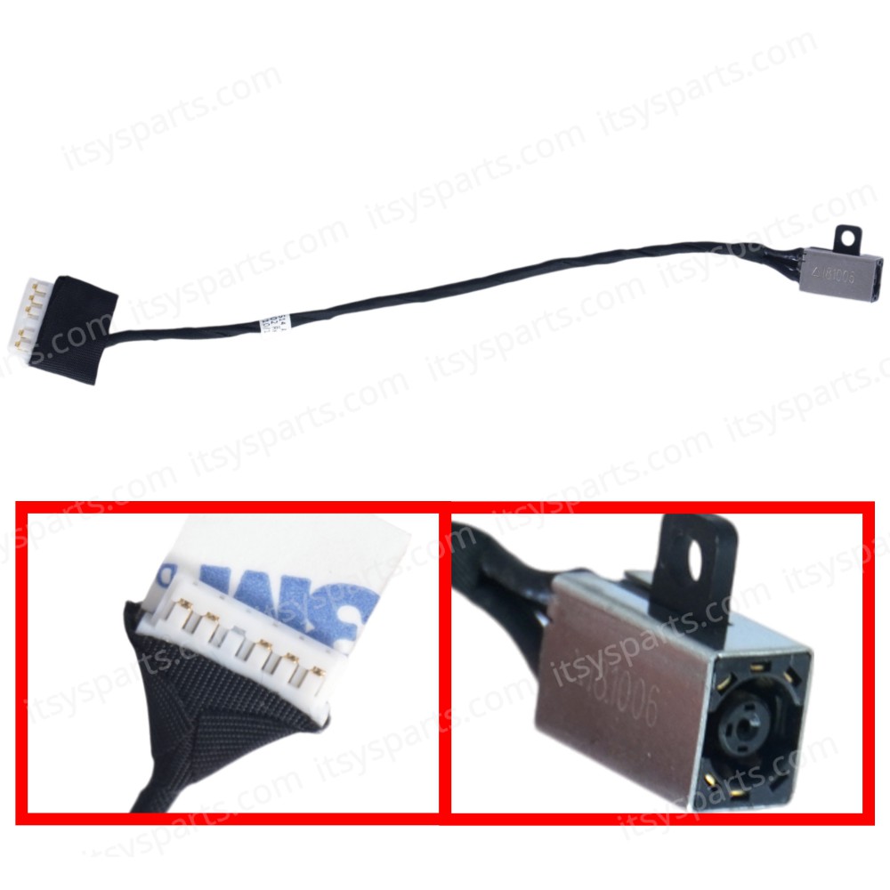 DC Power Plug DELL INSPIRON 15-3567 FWGMM 450.0006.0001 rev a01 iris 15 Dell ASSY CBL DC-IN V14/15 FWGMM 0FWGMM 450.09W05.0001 dell p63f (code 3430)