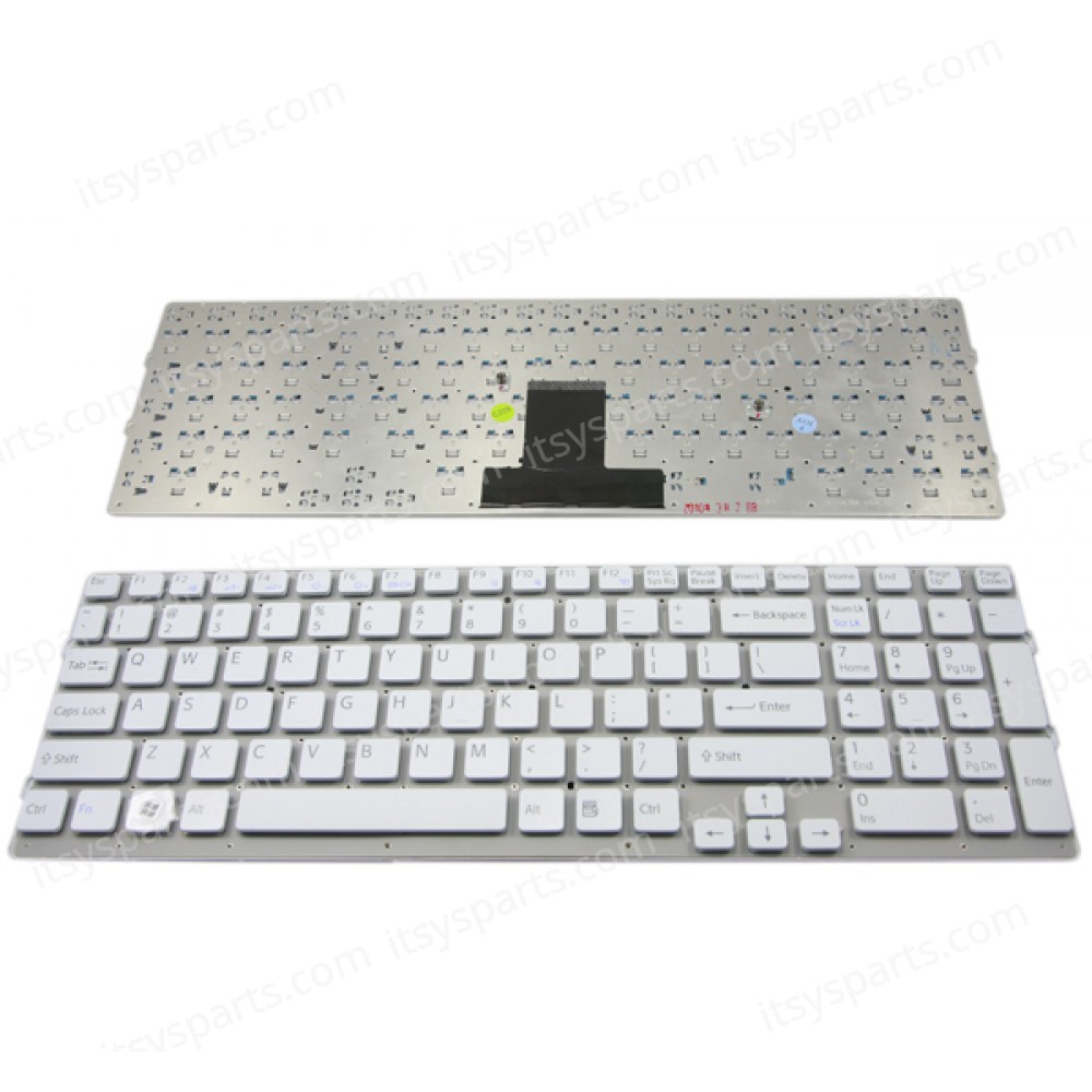Laptop Keyboard for Sony Vaio VPC-EB VPCEB Vaio Pcg-61511T, PCG-71312M , E15, S15, F219, F24, EB, EE, EH, EL, CB, SE Sony 148793151 148792821 148792831 148792831 148792871 148792911 148793011 US (SKU.40136USWHITENOFRAME)
