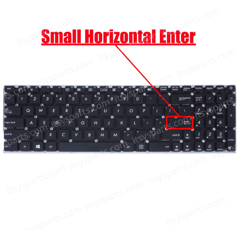 Laptop Keyboard ASUS X540 R540SA R540S R540SC X540L X540LA X540L X540LA X540LJ X540S X540SA X540SC US No frame 90NB0B03-R30690 90NB0B11-R30110 90NB0B15-R30670 (Ref.40382US)