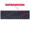 Laptop Keyboard Lenovo V110-15AST V110-15IAP V110-15ISK T6G1-US 25214785 PK130TH2A00 PK1314K2A00 25214785 9Z.NB4SN.001 NSK-BQ0SN MP-0A Black (Ref. 40387USNOFRAME)