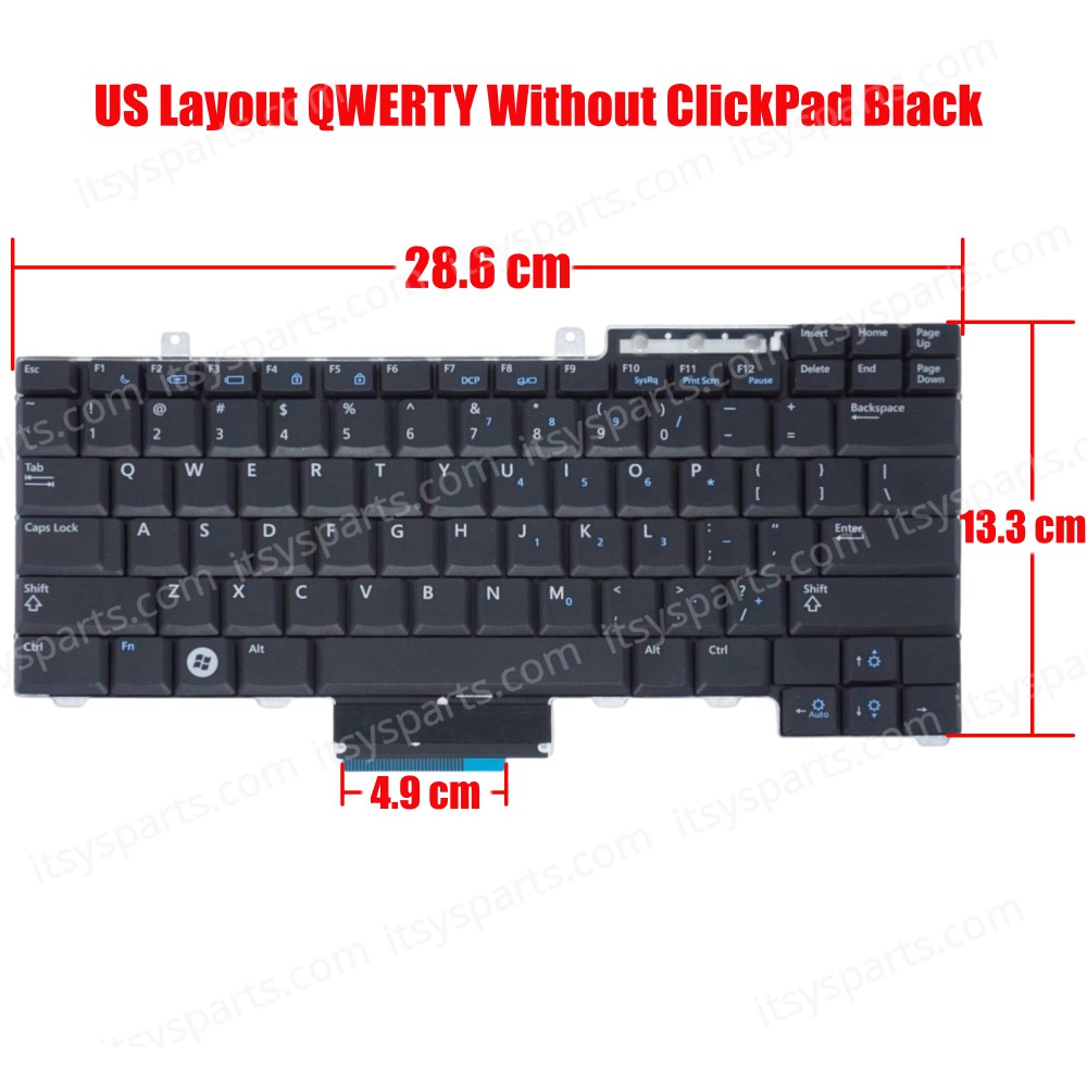 Laptop Keyboard Dell Latitude E6510 Laptop Keyboard Dell Latitude E6510 us keyoard(Ref. 40388US)