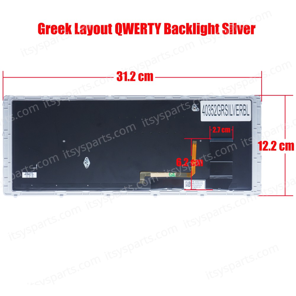 Keyboard-Greek Laptop Sony Vaio svf15n1y2es fit 15A SVF15N EFI3X000203A 9Z.NABBQ.80w NSK-SK8BQ 0w AEFI34000303A 9Z.NABBQ.80S 9Z.NABBQ 149265381gr (SKU.40352GRSILVERBL )