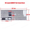 Keyboard Laptop Dell Inspiron 11 3147 3148 US 0F4R5H 0R68N6 0KNM-0M1UI11 0KNM-0M1US11 490.00K07.0S01 490.00K07.0S1D V144725AS1 ( SKU.40392USNOFRAME )