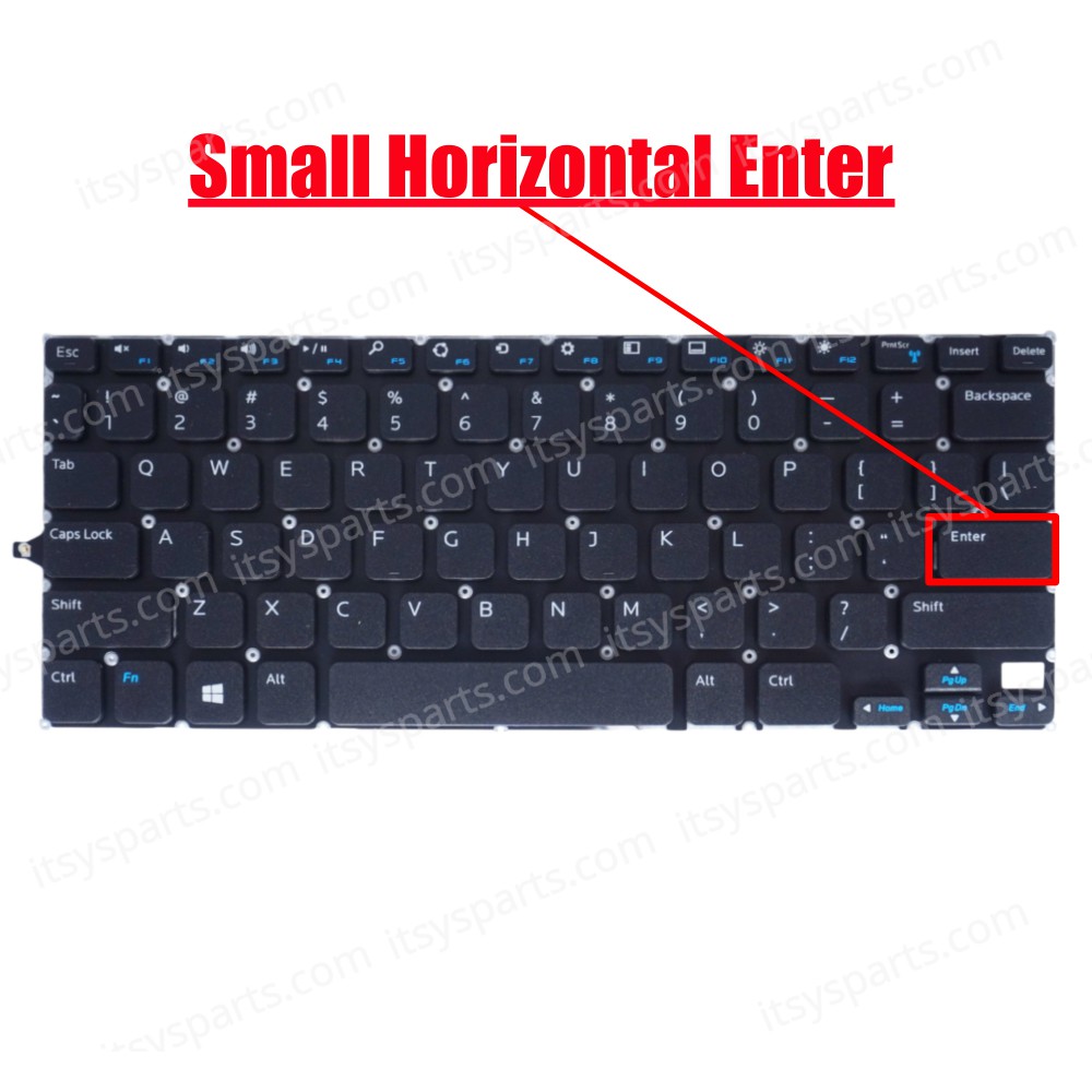 Keyboard Laptop Dell Inspiron 11 3147 3148 US 0F4R5H 0R68N6 0KNM-0M1UI11 0KNM-0M1US11 490.00K07.0S01 490.00K07.0S1D V144725AS1 ( SKU.40392USNOFRAME )