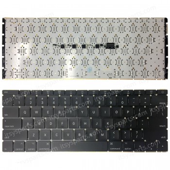 Laptop Keyboard for Apple Macbook Retina A1534 Early 2015 2016 2017 MF855LL/A MF865LL/A US No Frame Black ( SKU.40393US )