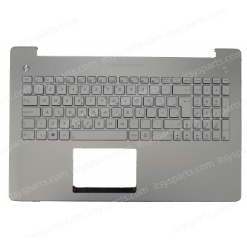 Keyboard-Greek Laptop ASUS N551 N550J N550 N550 N550JA N550JV N550JK N550LF N550JX 13NB00K1AM0241 13N0-P9A0251 13NB00K1AM1321 13NB00K1AM0251 90NB00K1-R31UK0 (Ref. 40396GRPALM)