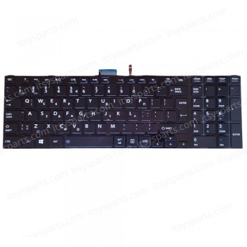 Keyboard Greek-Greek Laptop Keyboard Toshiba Satellite L50-A-152 L50-A-154 L50-A-19N L50-A-1EF L50-A-1FW L50D-10F L50D-A-10D L55DT-A5253 L55t-A5290 L70-A-10T L70-A-137 L70-A-138 L70-A-13M L70-B-10W GR VERSION BLACK KEYBOARD(Code 40307GRBACKLIT)