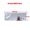 Keyboard Laptop Keyboard ASUS Eee PC 904 1000 1000H 1000HA 1000HC 1000HD 1000HE 1000HG 1000HV 1002HA 1003HAG 1004DN 9J.N1N82.60U NSK-UD60U V021532BK2 V021562HK1 US VERSION BLACK NO FRAME KEYBOARD (Ref.40271US)
