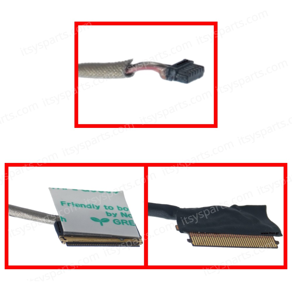 Video Screen Cable-Flex Screen cable Dell Inspiron 5558 5559 5555 5555 TouchScreen AAL25 DC02002BZ00 0WNXWK CN-0WNXWK WNXWK CY2G662 Video Screen Cable (Code 1-FLEX0235)