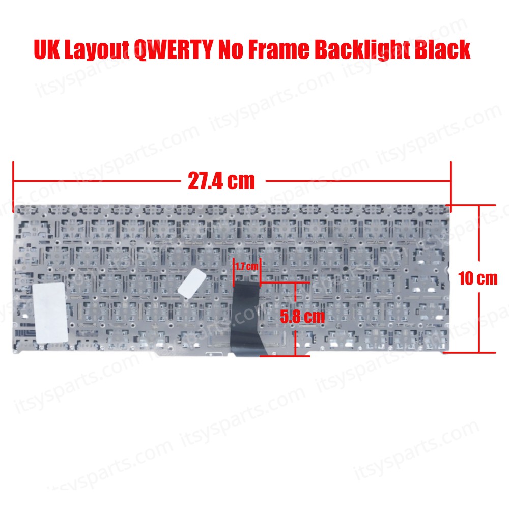 Laptop Keyboard Apple MacBook Air 11'' A1370 A1465 Keyboard MC505 MC505LL/A MC506 MC506LL/A MC968 MC968LL/A MC969 MC969LL/A MD223 MD223LL/A MD224 MD224LL/A MD711 MD711LL/A MD712 MD712LL/A 661-6072, 661-5739, 069-7004-A A1465 UK (Ref.40166UKBACKLIT) Laptop Keyboard Apple MacBook Air 11'' A1370 A1465 Keyboard MC505 MC505LL/A MC506 MC506LL/A MC968 MC968LL/A MC969 MC969LL/A MD223 MD223LL/A MD224 MD224LL/A MD711 MD711LL/A MD712 MD712LL/A 661-6072, 661-5739, 069-7004-A A1465 UK (Ref.40166UKBACKLIT)