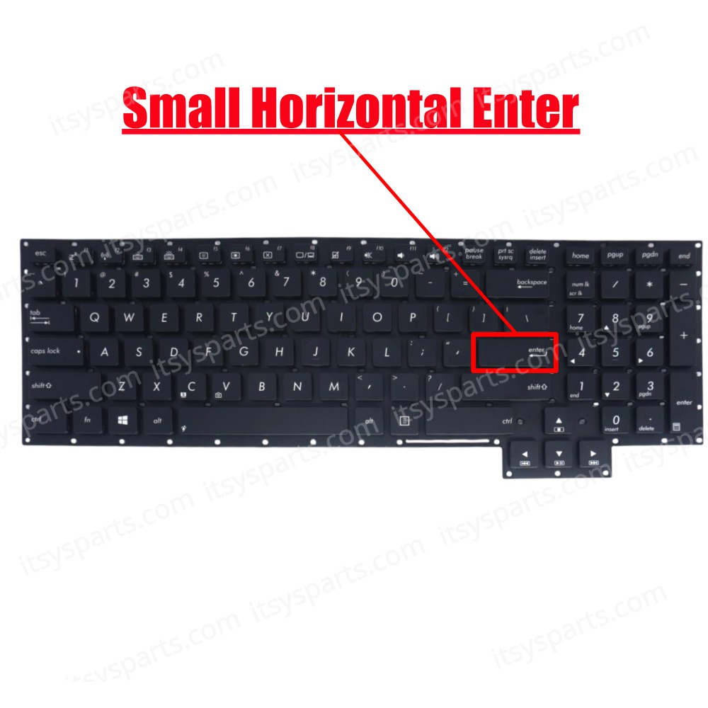 Keyboard - Laptop Keyboard Asus 17-inch G750 G750JG G750JH G750JM G750JS G750JW G750JX G750JZ 0KN0-P41ND121 0KNB0-E600ND001 MP-12R36DNJ528W 0KN0-P41ND121 0KNB0-E600ND001 Keyboard (Ref.40320US)
