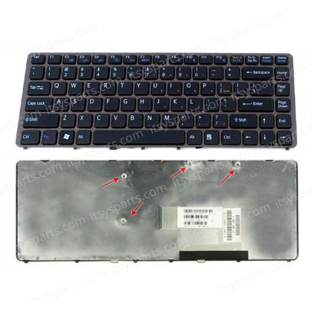 Keyboard Laptop Sony Vaio PCG-7184L PCG-7185L PCG-7191L PCG-7192L 148737921 148737941 148737961 148737981 148738041 148738061 148738091 148738091 148738211 148738221 148738251 148738321 148738421 148738621 148763111 148763121(Ref.40239US)