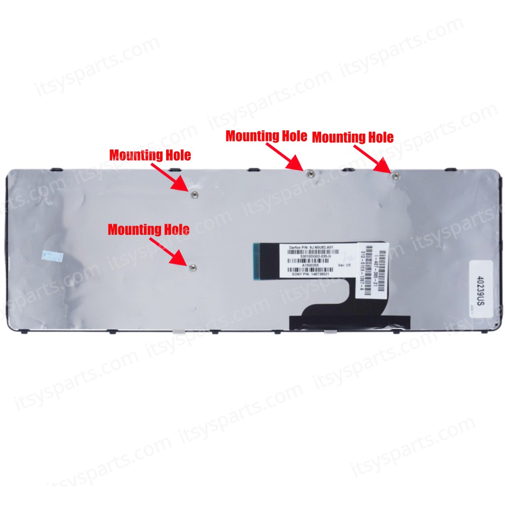 Keyboard Laptop Sony Vaio PCG-7184L PCG-7185L PCG-7191L PCG-7192L 148737921 148737941 148737961 148737981 148738041 148738061 148738091 148738091 148738211 148738221 148738251 148738321 148738421 148738621 148763111 148763121(Ref.40239US)