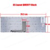 Keyboard Laptop Lenovo AEKL6600160 AEKL6700220 AEKL6700230 AEKL6A00110 AEKL6E00210 AEKL6G00130 AEKL6L00210 AEKL6L00250 AEKL6U00060 AEKL6U00210 AEKL6U00230 B6KSQ B6LSQ NSK-B6PSQ V-116920NK1-BR V-1692DFK1-TR (Ref.40267US)