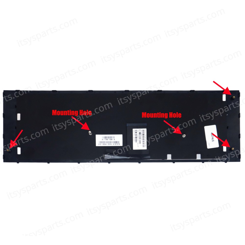 Keyboard Laptop Keyboard Sony Vaio VPC EC VPC-EC VPC-EC3M1E VPCEC1M1E VPCEC2S0E VPC-EC2JFX VPC-EC290X 148794011 148793611 A1766537A VPC-EC2GGX MP-09L23GR-8863 148793981 550102K46-515-G (Ref.40374US)