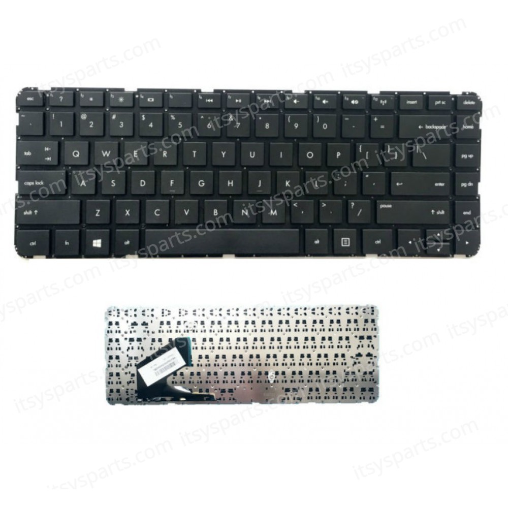 Keyboard Laptop HP Pavilion Sleekbook 14-B 14-B000 14-B000EO 14-B000EX 14-B000SG 14-B000SS 14-B000SX 14-B001AU 14-B001EA 14-B001EK 14-B001EA 14-B001EK 14-B001SA 14-B001TX 14-B002AU 14-B002EA 14-B002EO 14-B002SK UK KEYBOARD (Ref.40263USNOFRAME)