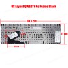 Keyboard Laptop HP Pavilion Sleekbook 14-B 14-B000 14-B000EO 14-B000EX 14-B000SG 14-B000SS 14-B000SX 14-B001AU 14-B001EA 14-B001EK 14-B001EA 14-B001EK 14-B001SA 14-B001TX 14-B002AU 14-B002EA 14-B002EO 14-B002SK UK KEYBOARD (Ref.40263USNOFRAME)