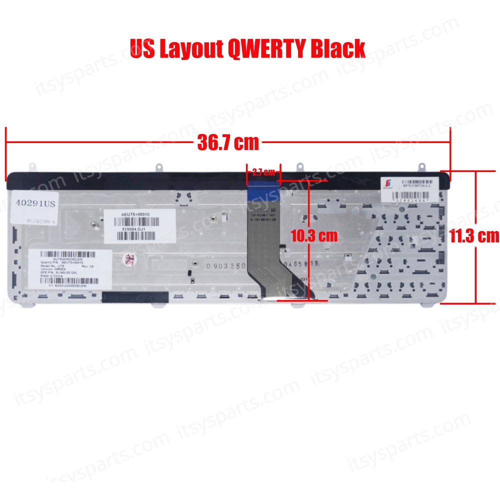 Laptop Keyboard HP Pavilion dv7-2000 dv7-2100 DV7 DV7T DV7T-2000 AEUUT5+00010 519004-DJ1 519265-001 9J.N0L82.Q0L 519004-001 9J.N0L82.W01 DV7-2019 DV7-2040 DV7-2043 DV7-2044 DV7-2078 DV7-2157 UK VERSION BLACK KEYBOARD(Ref.40291US)