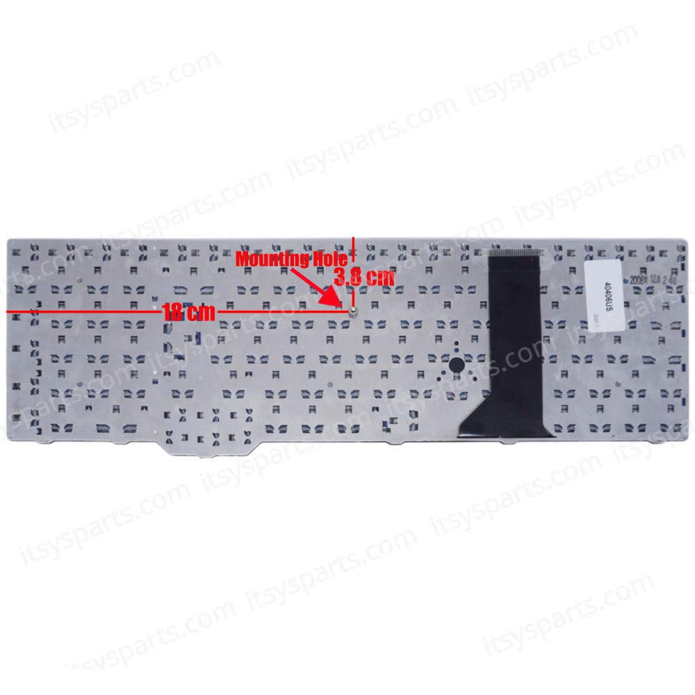 Keyboard Laptop - Keyboard for Laptop Fujitsu XA3520 Amilo Pi3625 XA3530 Xi 3670 Li 3910 XI 3650 XI3650 Li3910 Xi3670 MY07xx XA 3530 MS2244 90.4H907.U0R V080305AK2 (Ref. 40406US)