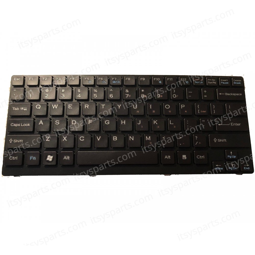 Keyboard Laptop - Keyboard for Laptop Sony VGN-CR VGN-CR35G 148024022 1-480-240-22 N860-7676-T101 AEGD1U00020 (Ref. 40408US)