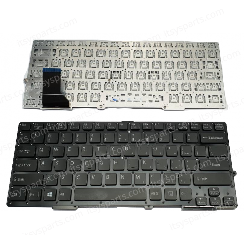 Keyboard Laptop - Keyboard for Laptop Sony SVS13 SVS13AA11M SVS13122CXP SVS13A1DGXB SVS13A1Z9E 149061411us 149014811us 9z.n6bbf.501 14901432usx 14901432USX (Ref. 40409US)