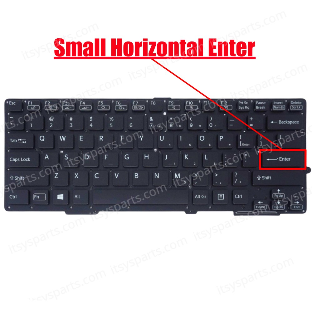 Keyboard Laptop - Keyboard for Laptop Sony SVS13 SVS13AA11M SVS13122CXP SVS13A1DGXB SVS13A1Z9E 149061411us 149014811us 9z.n6bbf.501 14901432usx 14901432USX (Ref. 40409US)