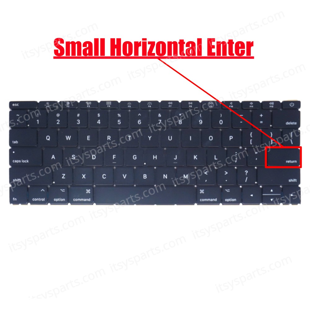 Laptop Keyboard Apple Macbook Retina A1534 Early 2015 2016 US MF855LL/A MF865LL/A BACKLIGHT (Ref. 40393USBACKLIT)