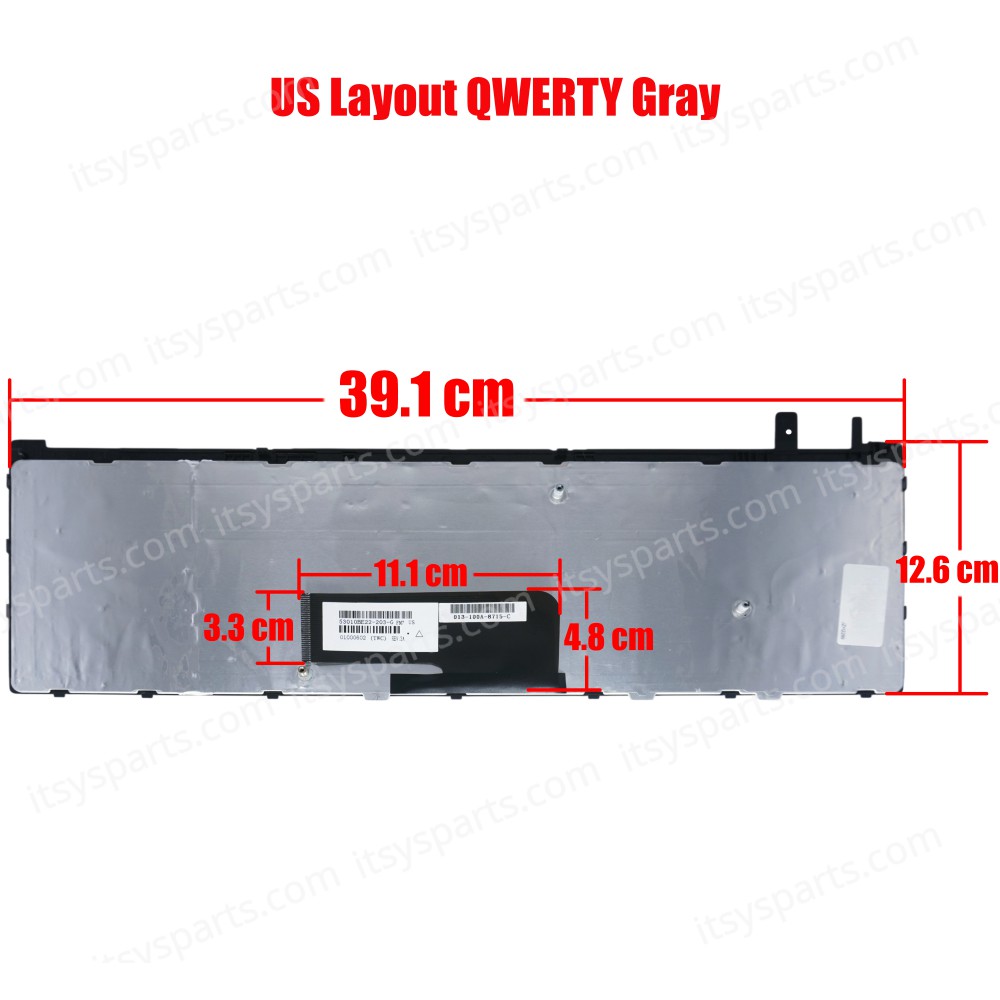 Keyboard - Keyboard for Laptop Sony Vaio VGN-AW VGN-AW11M VGN-AW11M/H VGN-AW11S/B VGN-AW11SR/B VGN-AW11XU/Q VGN-AW11Z/B VGN-AW11ZR/B VGN-AW1RXU/Q VGN-AW21M/H VGN-AW21S/B 53010BE22-203-G (Ref. 40416US)
