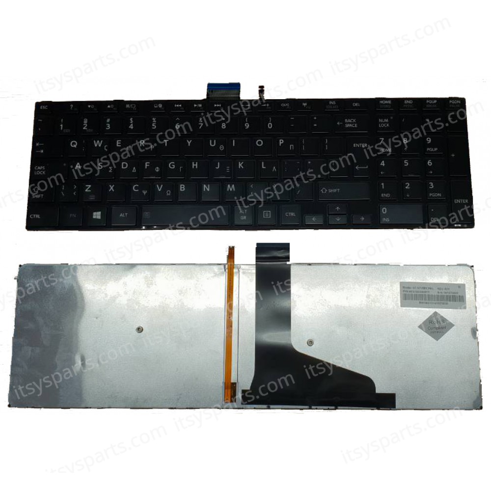 Keyboard Laptop Keyboard Toshiba Satellite L70-B-14Q S70-A S70-B S70D S70D-B S70T-B S75D-B C75D-B7304 (Ref.40321GRBACKLIT)