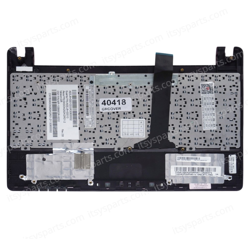 Laptop Keyboard Greek - Greek Keyboard for Asus EeePC X101 X101H X101CH Red With C Cover Keyboard AEEJ8+00010 MP-10B66GR-9202 (Ref. 40418GRCOVER)