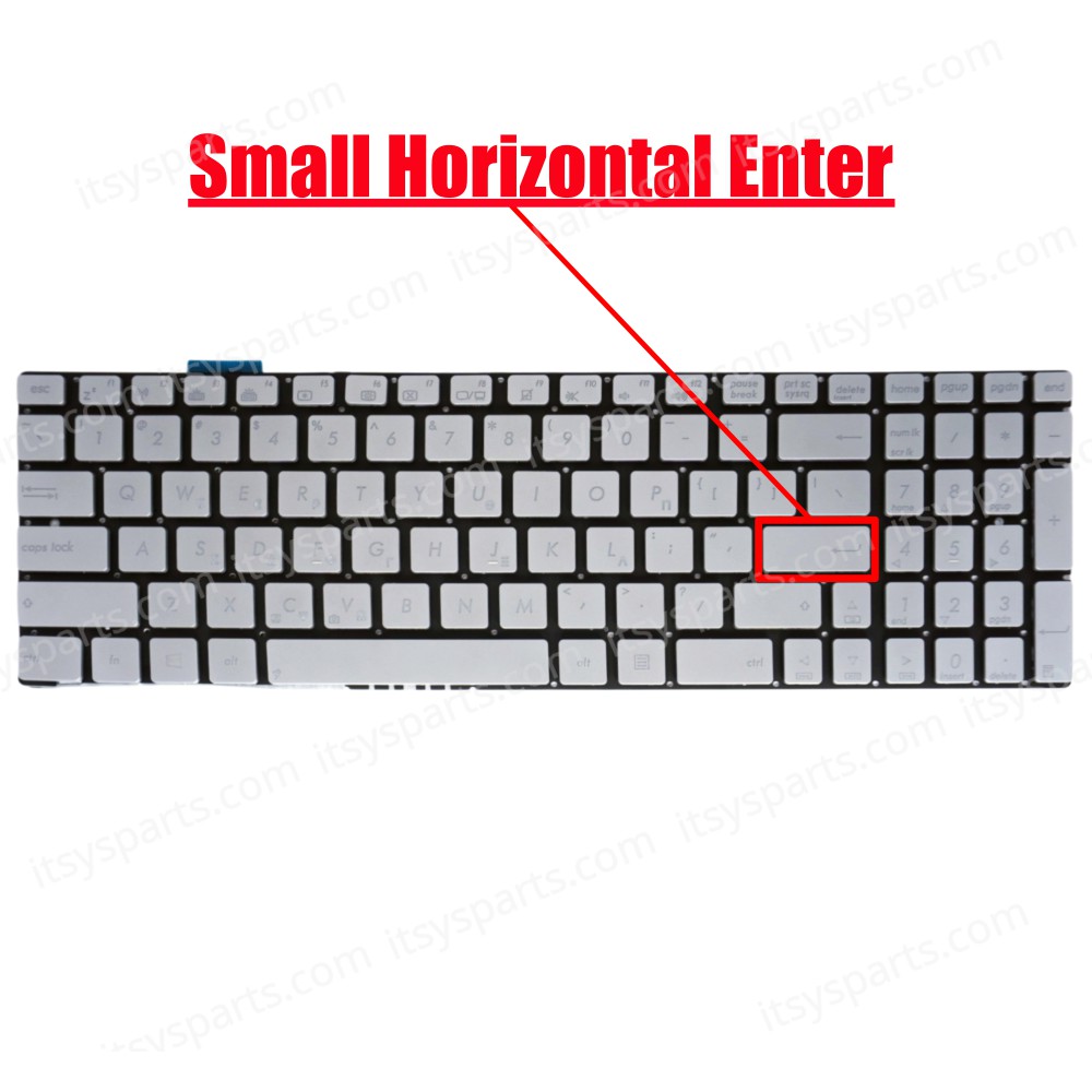 Greek Laptop Keyboard for ASUS N76 N56 N56V N550JV G550 G56 N550 U500VZ N750 NSK-UPN01 0KNB0-6629US00 9z.n8bbu.n0l (SKU. 40299GRBLSILVER)