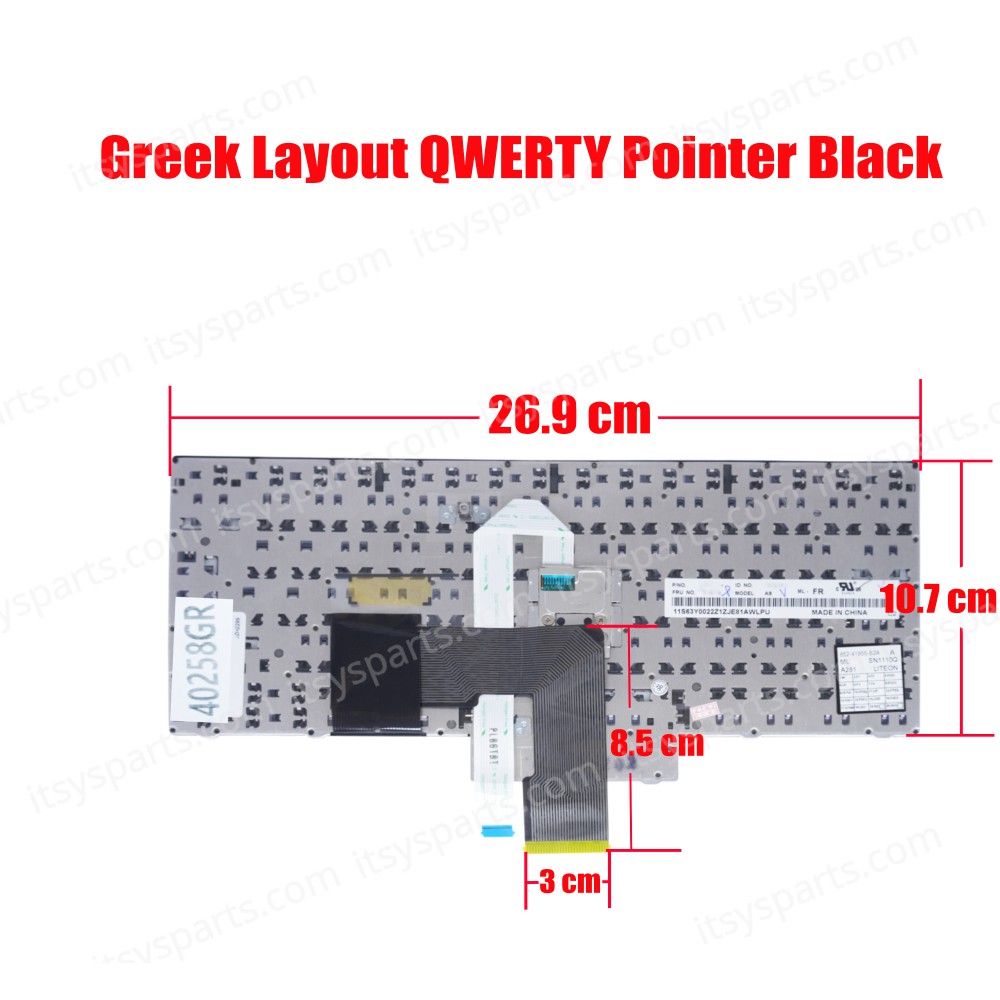 Greek Keyboard Laptop IBM 04X0257 04Y0342 04W0957 04Y0379 0A62140 0B35923 0C01367 0C01774 0C01848 0C44064 3672EW 36K0PW 60Y0083 63Y0011 63Y0047 63Y0083 63Y0119 AS-83US DT-83US JT-83US MP-10M83US-3872W MP-10M83US-9205(Ref.40258GR)