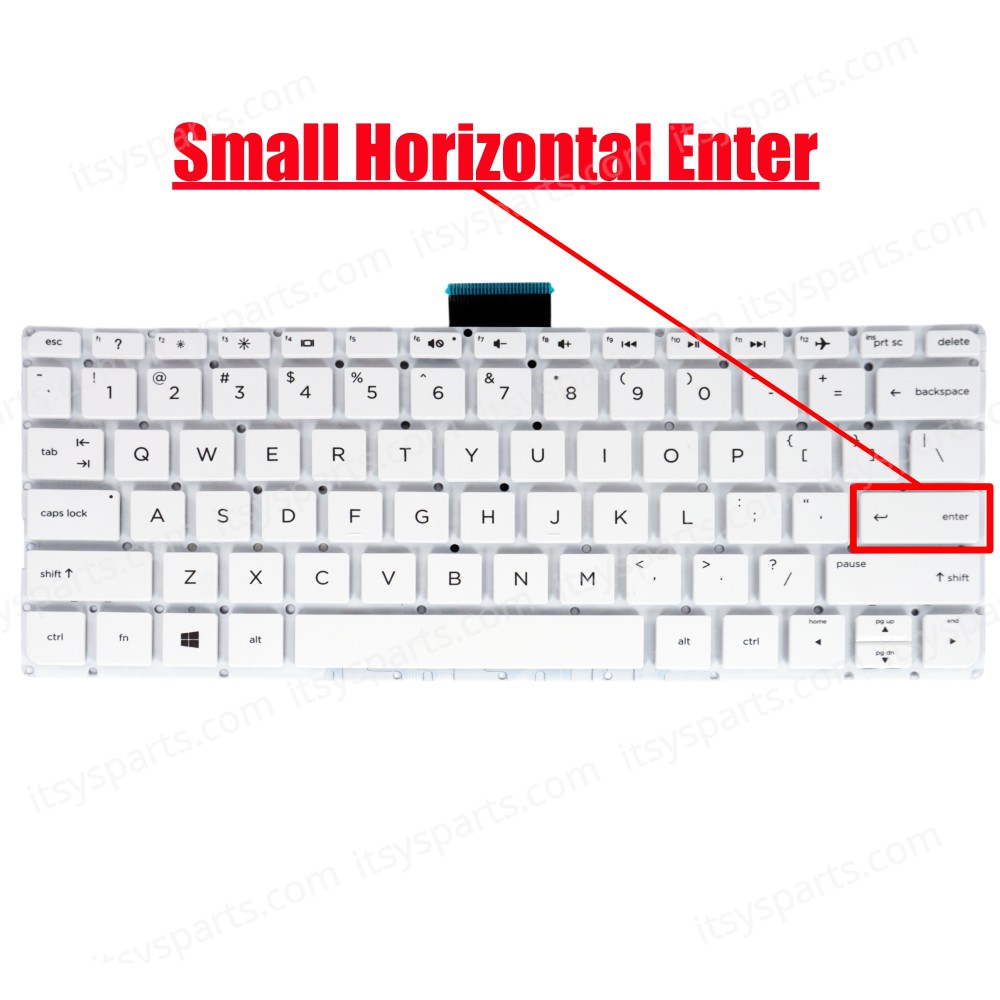 Laptop Keyboard - Keyboard for HP Pavilion X360 11-K 11-k000 X360 11-K000NV X360 13-U000NV x360 13-u101ne HPM14K33US-6981 PK131U41B00 (Ref. 40430USWHITE)