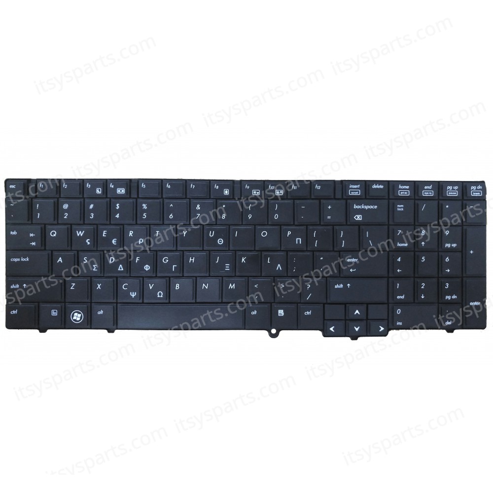 Keyboard Greek - Greek Keyboard HP EliteBook 8540W HP EliteBook 8540P 8540B HP 595790-071 604606-DJ1 595790-DJ1 8540W Keyboard 582648-001 595790-001 595790-001 PK1307G1A00 PK1307G2A00 PK1307G2A16 PK1307G3A00 PK1307G2A02(Code 40345GR)