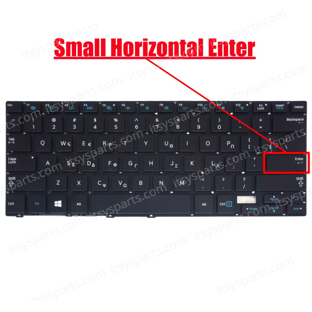 Laptop Keyboard Greek - Greek Keyboard for Samsung 7 730U3E NP730U3E 740U3E NP740U3E 730U3E-K01 730U3E-A01 CNBA5903669ADN with Backlit (Ref.40450GRBACKLIT)