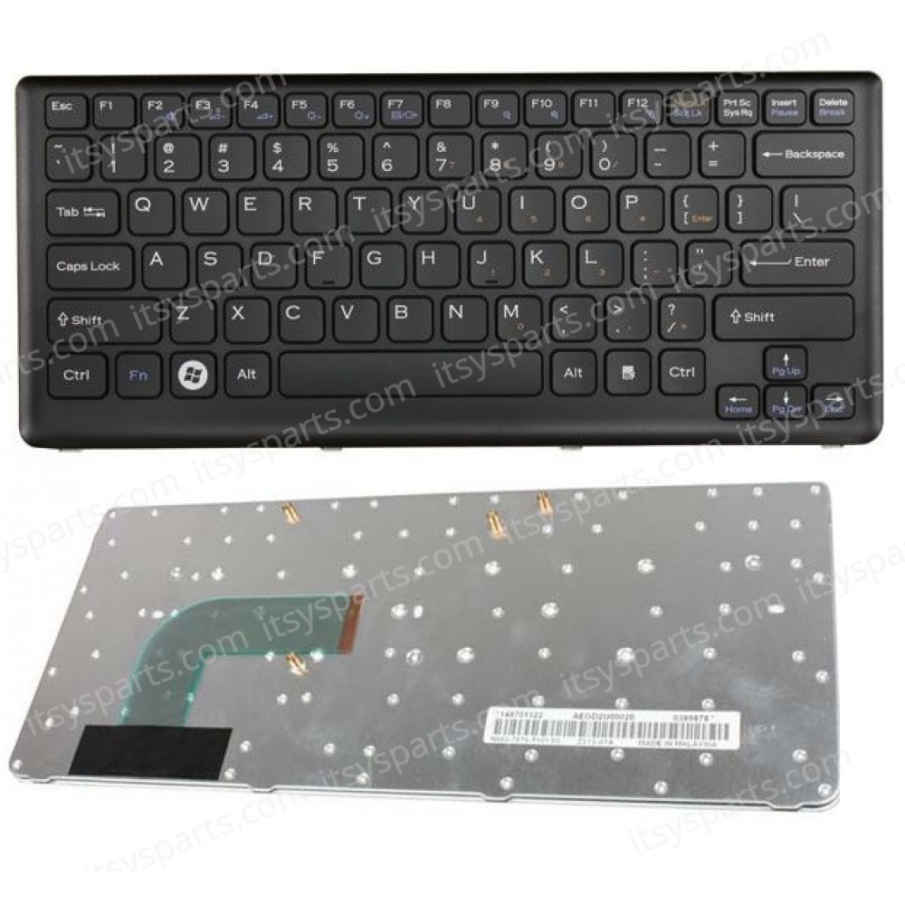 Laptop Keyboard - Keyboard for Sony Vaio CS120J/W CS115J/P CS115J/Q CS115J/R CS115J/W CS110E/P CS110E/Q CS110E/R CS110E/W CS108E/Q CS108E/W (Ref.40452US)