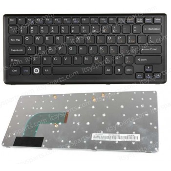 Laptop Keyboard - Keyboard for Sony Vaio CS120J/W CS115J/P CS115J/Q CS115J/R CS115J/W CS110E/P CS110E/Q CS110E/R CS110E/W CS108E/Q CS108E/W (Ref.40452US)