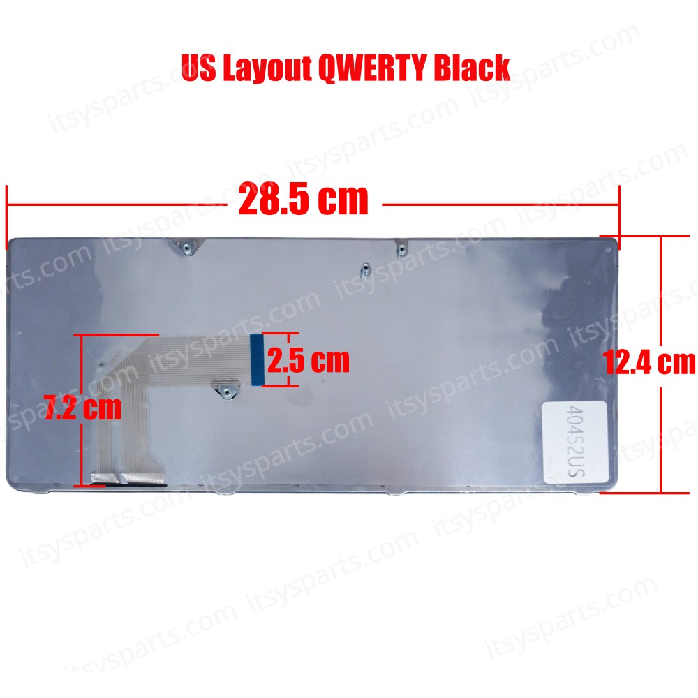 Laptop Keyboard - Keyboard for Sony Vaio CS120J/W CS115J/P CS115J/Q CS115J/R CS115J/W CS110E/P CS110E/Q CS110E/R CS110E/W CS108E/Q CS108E/W (Ref.40452US)