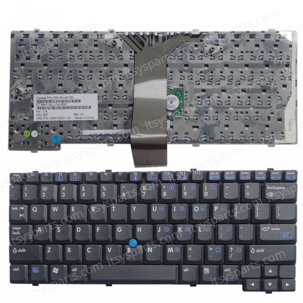 Keyboard Laptop - Keyboard for HP NC4200 NC4400 TC4200 TC4400 325530-001 383458-ad1 Pk13au00100 332940-001 508a0074 383509-001 383458-001 K001102E1 K001102M1 408542-161 419171-001 (Ref.40456US)