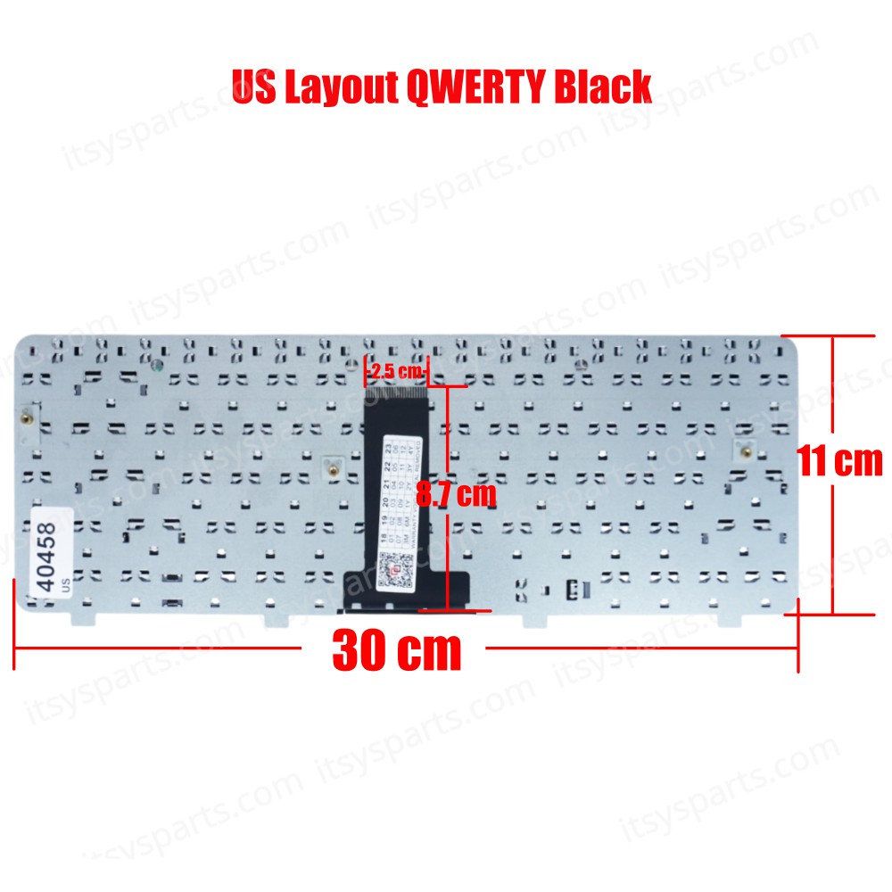 Laptop Keyboard - Keyboard for HP Pavilion DV4 DV4-1000 DV4-2000 DV4-1200 DV4-1500 518793-001 DV4-1300 DV4-1100 DV4T-1100 DV4-1400 DV4t-1400 DV4Z DV4Z-1000 DV4Z-1200 PK1303VBB00 V071802KS1US0RR00 (Ref.40458US)