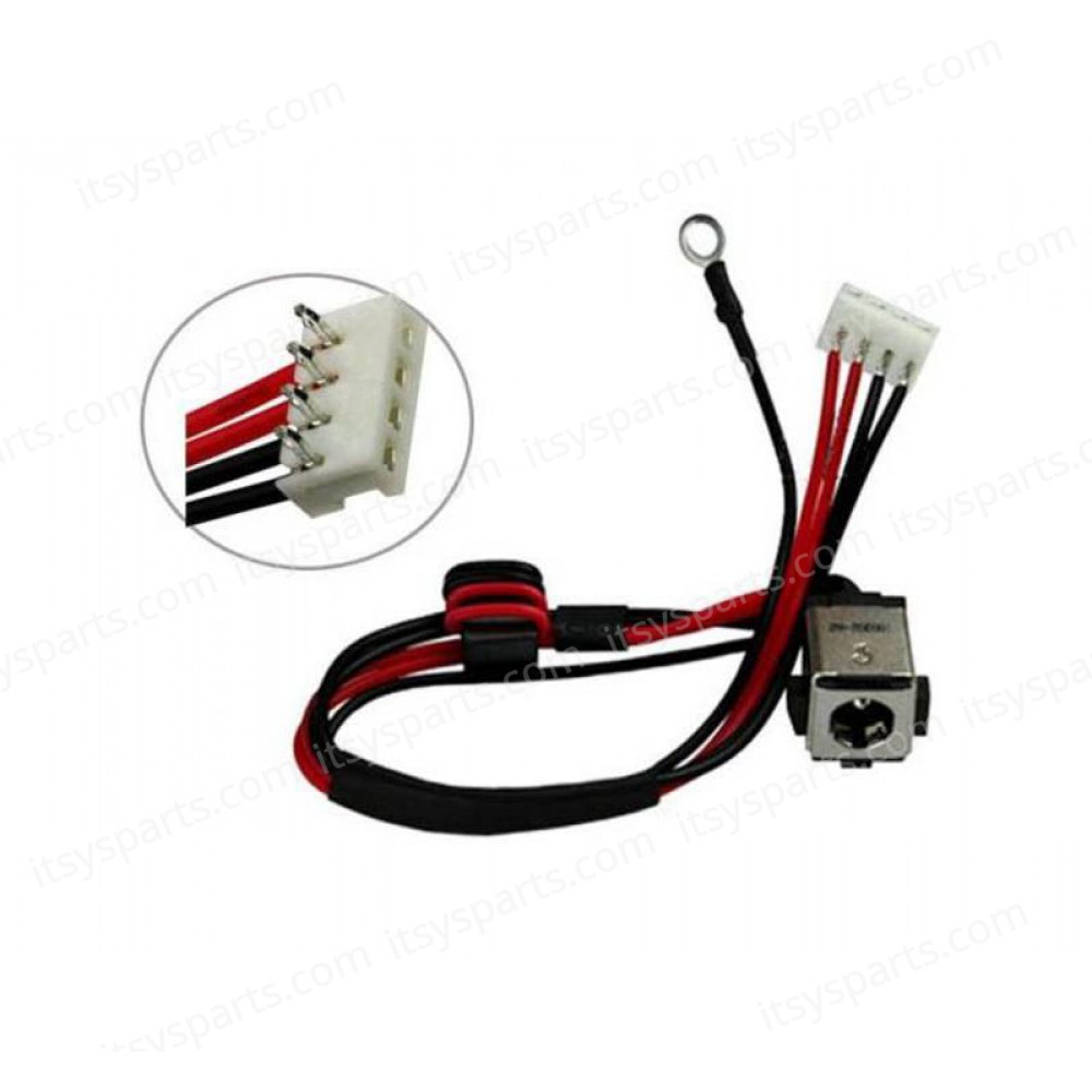 DC Power Jack Toshiba Satellite A350 A355 A355D PSAL6U PSALEU PSALMU PSALWU A355D-S6881 A355D-S68811 A355D-S6885 A355D-S6887 A355D-S6889 A355D-S6921 A355D-S6922 A355D-S69221 A355D-S6930 A355D-S69301 (code 3462)