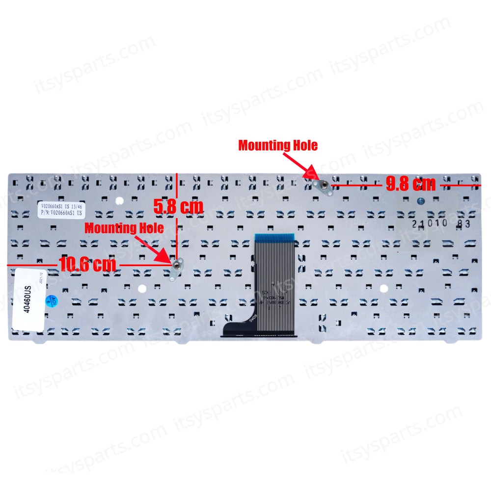 Keyboard Laptop - Keyboard for SAMSUNG R518 R519 NP-R517 NP-R518 NP-R519 NP-R519-FA01AU 9J.N8182.S01 9J.N8182.S08 CNBA5902581A CNBA5902581FBIH496T2020 BA59-02581A (Ref.40460US)