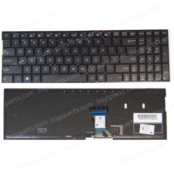 Laptop Keyboard for Asus Q503 Q503U Q503UA 0KN0-SR3US13 0KNB0-662NUS00 US No Frame Backlight Black ( SKU.40463USBACKLIT )