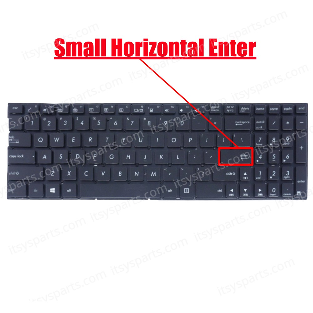 Laptop Keyboard for Asus Q503 Q503U Q503UA 0KN0-SR3US13 0KNB0-662NUS00 US No Frame Backlight Black ( SKU.40463USBACKLIT )