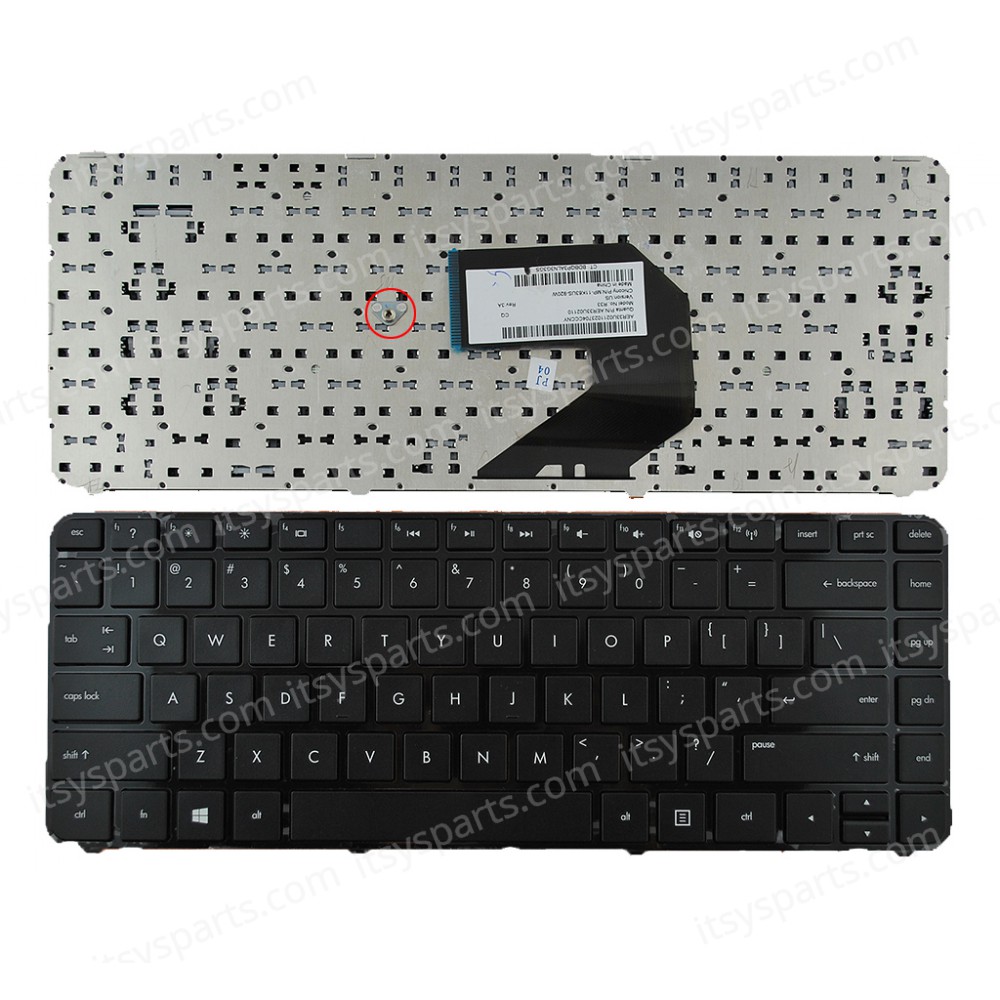 Keyboard Laptop - Keyboard for HP Pavilion G4-2000 G4-2100 G4-2200 G4-2300 G4-2400 680555-001 698188-001 AER33U02110 AER33L00110 MP-11K66LA-920 (Ref.40465US)