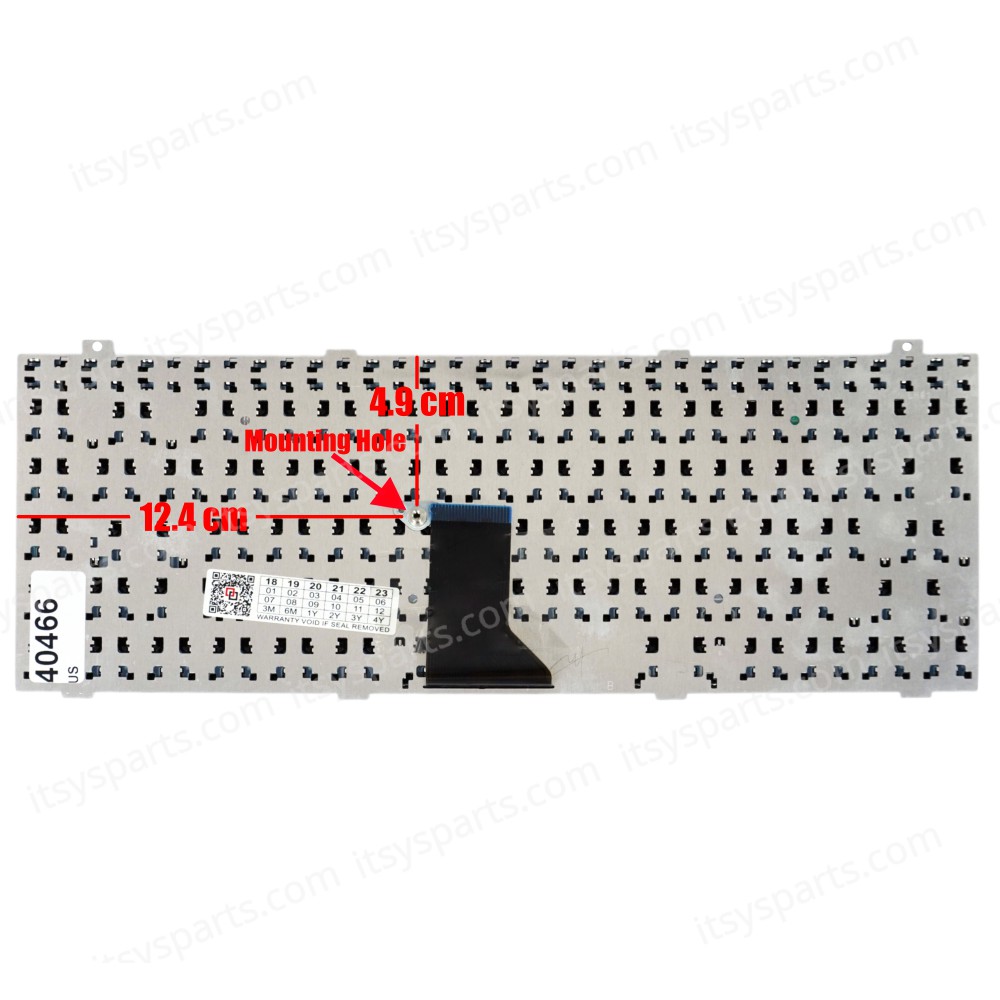 Keyboard Laptop - Keyboard for Gateway SA1 SA6 W650 W650I W650A MX1000 M-73 M-67 M-63 M-16 M-1628 M-1629 M-6312 M-6324 M-6332 M-1625 M-6333 M-1622 AESA6U00110 8017100R AESA6U00010 V021646AS1 (Ref.40466US)