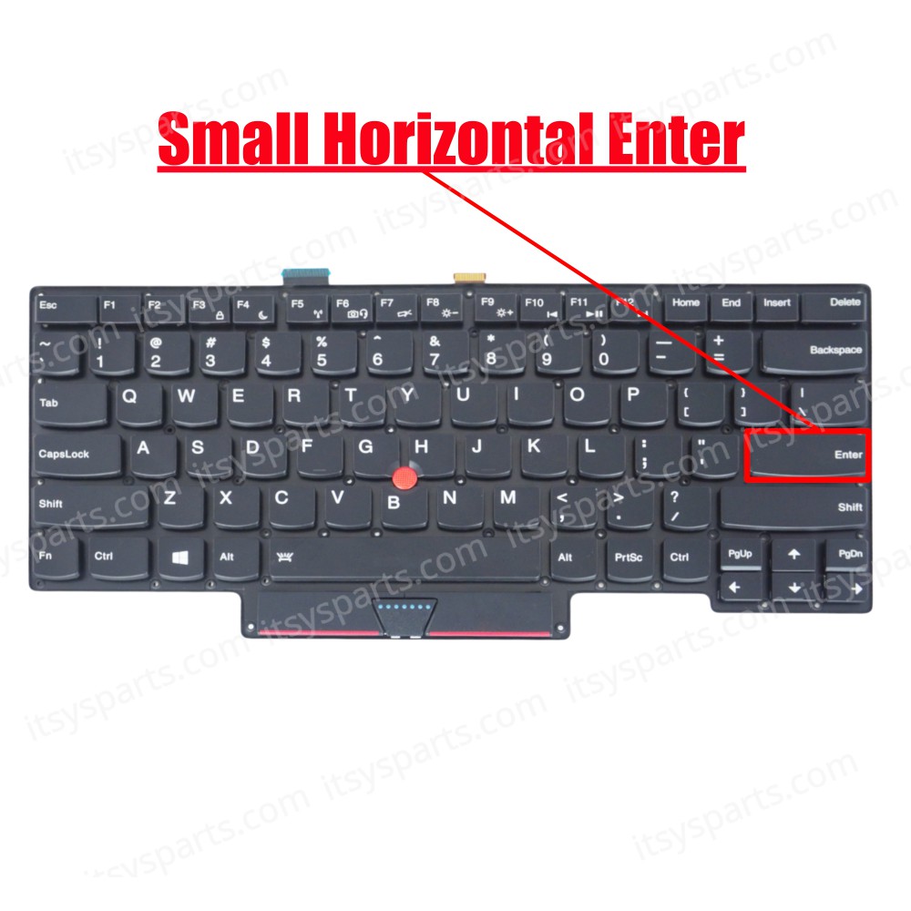 Keyboard - Laptop Keyboard Lenovo Thinkpad Carbon X1 Gen 1 Backlit Laptop Keyboard US 04Y0786 (Ref.40469USNOFRBCKLIT)