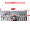 Laptop Keyboard - Keyboard for Acer Chromebook C720P-2666 C720P-2625 C720-2800 C720-3871 9Z.NB0SQ.001 NSK-RA0SQ 01 AEZHNU00010 ZHN NK.I1117.026 (Ref.40468USNOFRAME)